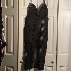 Brand new never worn black studded dress